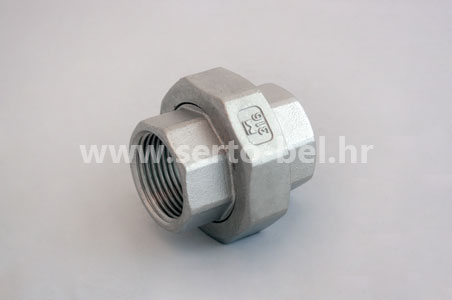 Stainless steel (inox) threaded couplings - Union conical
