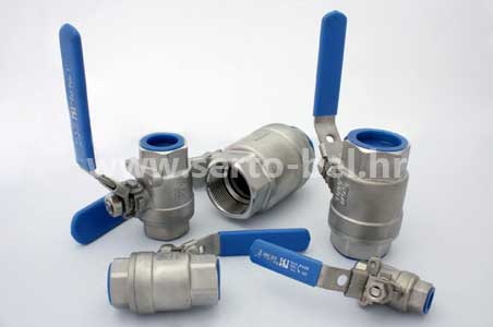 Stainless steel (inox) cast ball valves