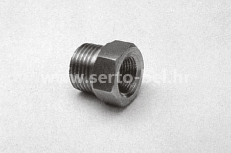 Stainless steel (inox) threaded couplings - Female-male reduction