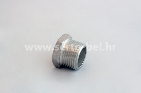 Stainless steel (inox) threaded couplings - Hexagonal plug