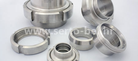 Stainless steel (inox) unions