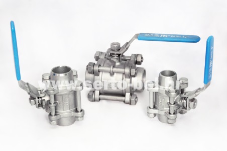 Stainless steel (inox) cast ball valves