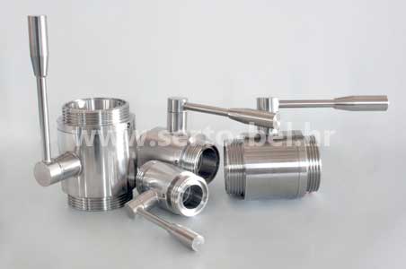 Stainless steel (inox) two way ball valves