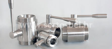 Stainless steel (inox) two way ball valves