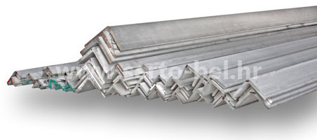 Stainless steel (inox) angle profiles