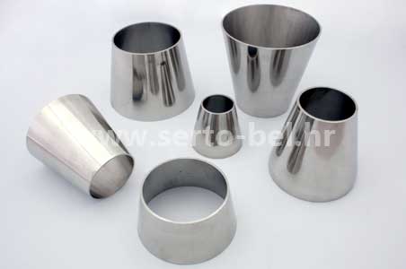 Stainless steel (inox) bends, reducers and tees