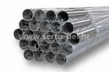 Stainless steel (inox) welded round tubes for food industry