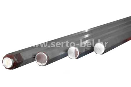 Stainless steel (inox) hexagonal bars