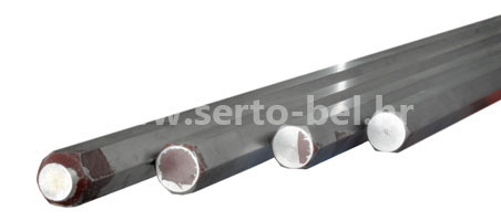 Stainless steel (inox) hexagonal bars