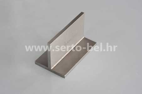 Stainless steel (inox) T-profiles