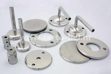 Stainless steel (inox) fence components