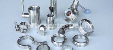 Stainless steel (inox) fittings for food industry