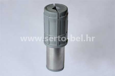 Stainless steel (inox) fence components - Stainless steel leg for tube Ø 50,8 mm