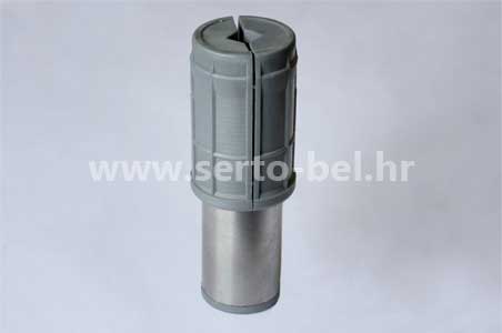 Stainless steel (inox) and PVC legs