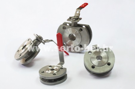 Stainless steel (inox) wafer valves